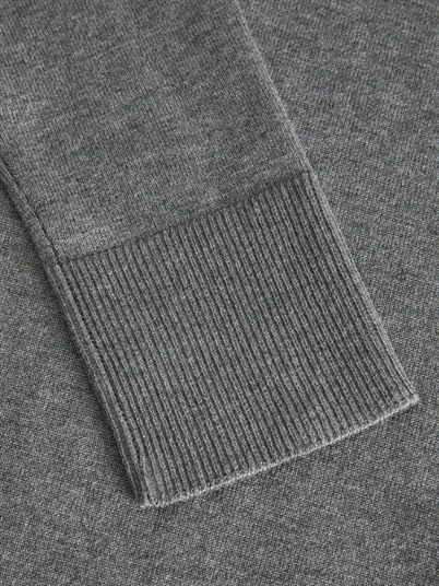 JJXX Jxada Comfy Roll Neck Strik Medium Grey Melange - Shop Online Hos Blossom