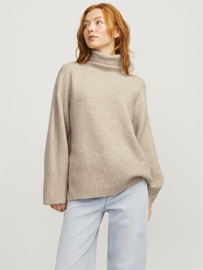 JJXX Jxalia Diverse Roll Neck Strik Peyote Limeade - Shop Online Hos Blossom