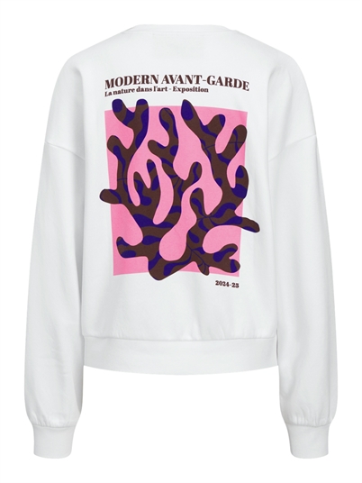 JJXX Jxcarol Sweatshirt Bright White Modern Shop Online Hos Blossom