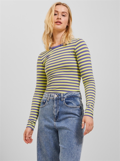 JJXX Jxceline Gigi Stripe T-shirt Limeade Twilight Shop Online Hos Blossom