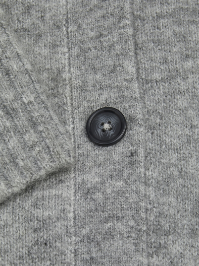 JJXX Jxiris Diverse Knit Cardigan Grey Melange - Shop Online Hos Blossom