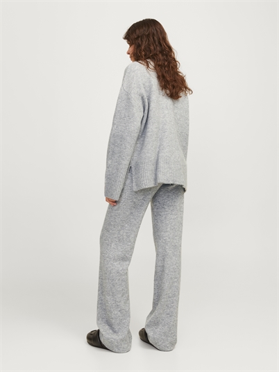 JJXX Jxmirella Diverse Knit Bukser Grey Melange - Shop Online Hos Blossom