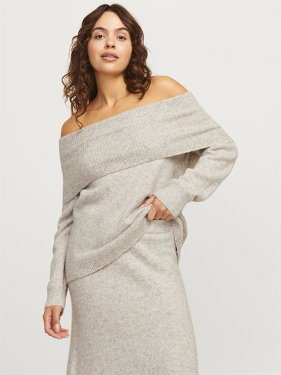 JJXX JxMinka Off Shoulder Strik Fog - Shop Online Her