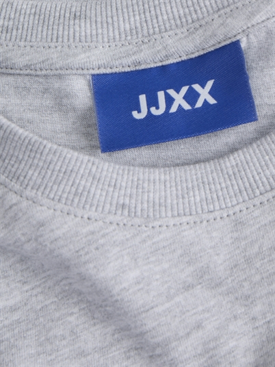 JJXX JXCarly Reg Fit Tee Light Grey Mela Smiley - Shop Online Her