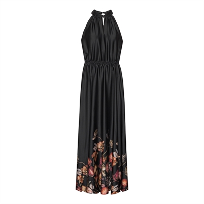 Karmamia Copenhagen Ava Maxi Kjole Black Blossom - Shop Online Hos Blossom