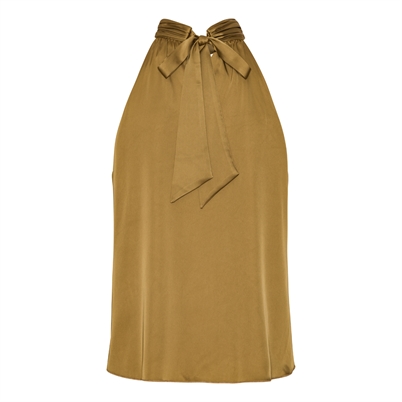 Karmamia Copenhagen Ava Top Semi Rich Gold - Shop Online Hos Blossom