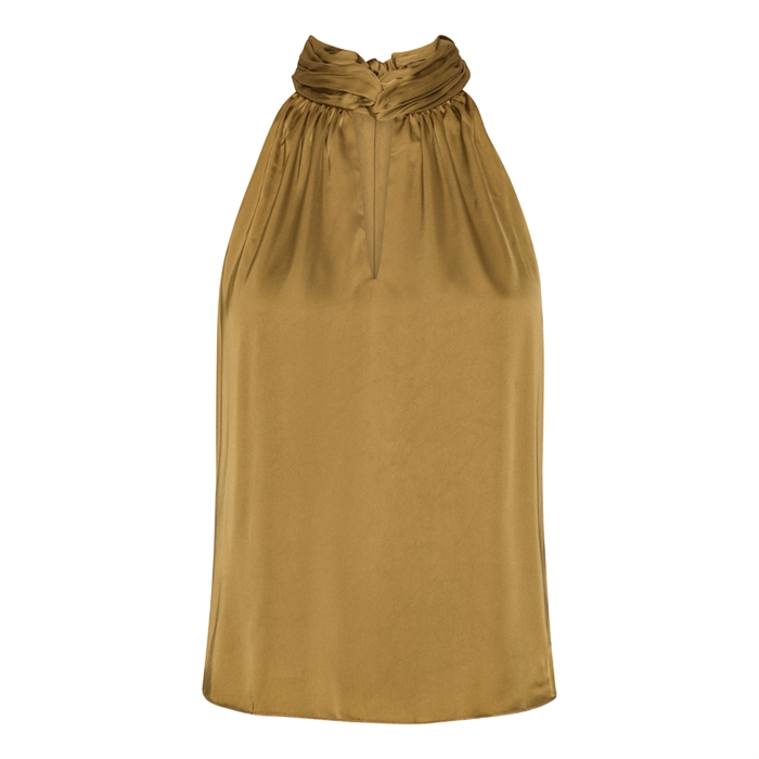 Karmamia Copenhagen Ava Top Semi Rich Gold - Shop Online Hos Blossom