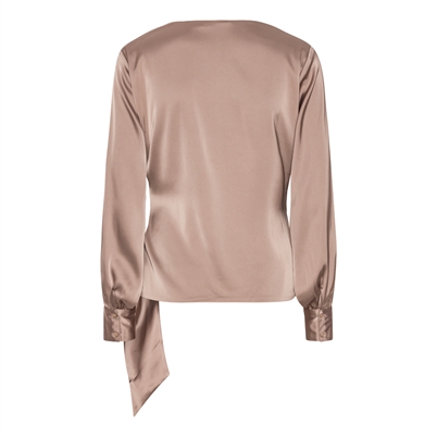 Karmamia Copenhagen Ines Bluse Semi Rich Tan - Shop Online Hos Blossom