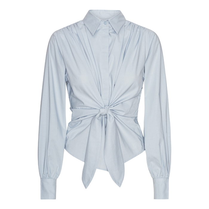 Karmamia Copenhagen Lee Skjorte Powder Blue - Shop Online Hos Blossom