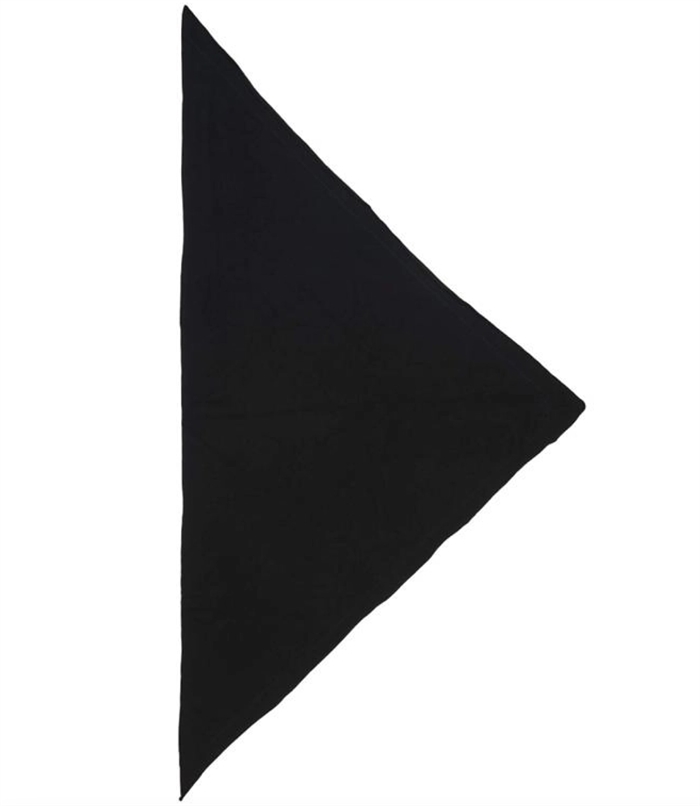 Lala Berlin Triangle Solid XS Tørklæde Nero - Shop Her