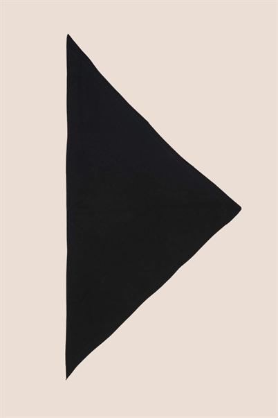 Lala Berlin Triangle Solid M Tørklæde Nero Shop Online Hos Blossom
