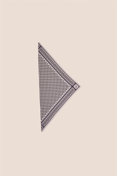 Lala Berlin Triangle Trinity Classic XS Tørklæde Dune Beige Shop Online Hos Blossom