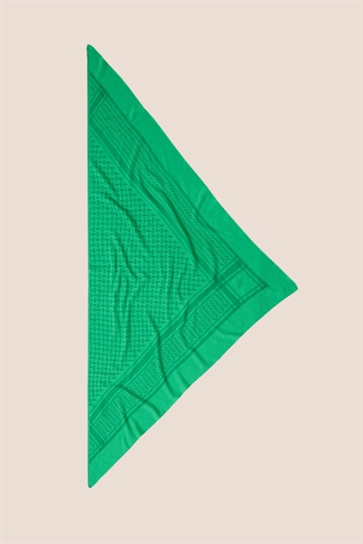 Lala Berlin Triangle Trinity Tørklæde Cra Cra Green Shop Online Hos Blossom