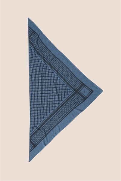 Lala Berlin Triangle Trinity Tørklæde Vela Antracite Shop Online Hos Blossom