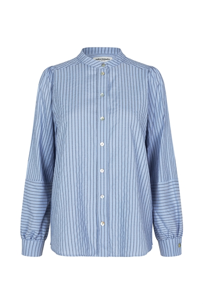 Lollys Laundry LinaLL Skjorte Stripe Blue - Shop Online Her