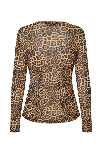 Lollys Laundry IrieLL Bluse Leopard Print - Shop Online Hos Blossom