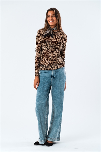 Lollys Laundry IrieLL Bluse Leopard Print - Shop Online Hos Blossom