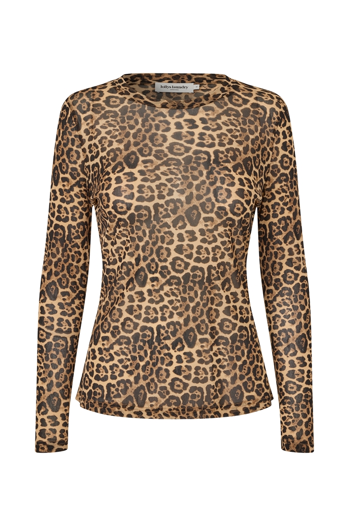 Lollys Laundry IrieLL Bluse Leopard Print - Shop Online Hos Blossom