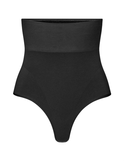 Lykkeland Atelier Second Skin High Waist Thong Black Shop Online Hos Blossom