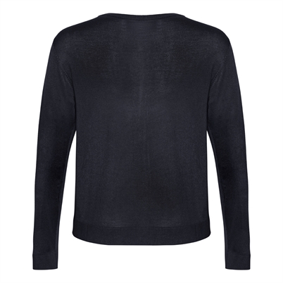 M.I.N.E Denmark Alberte Knit Cardigan Dark Navy - Shop Online Her