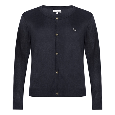 M.I.N.E Denmark Alberte Knit Cardigan Dark Navy - Shop Online Her