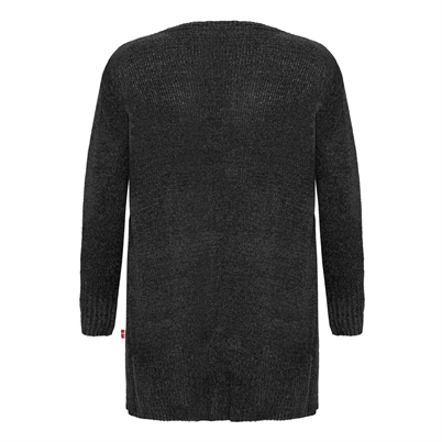 M.I.N.E Denmark Line knit Cardigan Long Black - Shop Online Her