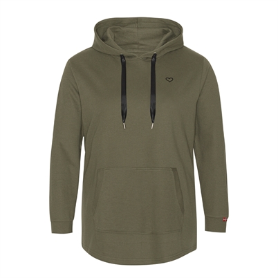 M.I.N.E Denmark Viola Hoodie Army - Shop Online Her