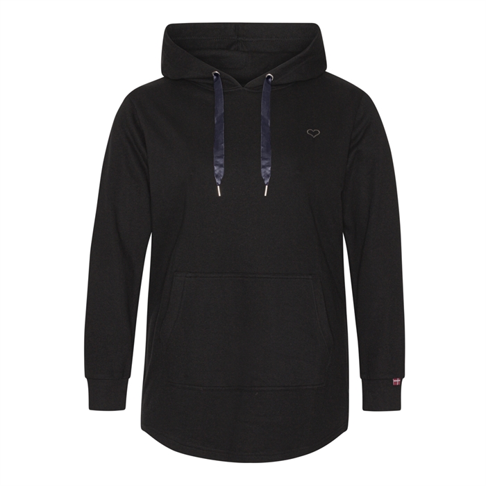 M.I.N.E Denmark Viola Hoodie Dark navy - Shop Online Her