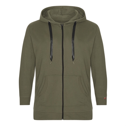 M.I.N.E Denmark Martha Zip Hoodie Army - Shop Online Her