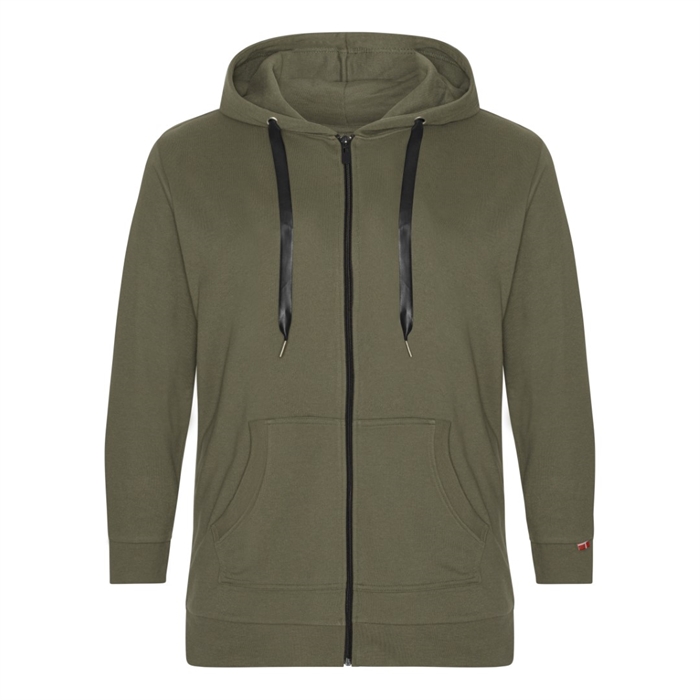 M.I.N.E Denmark Martha Zip Hoodie Army - Shop Online Her