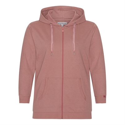 M.I.N.E Denmark Martha Zip Hoodie Ash Rose - Shop Online Her