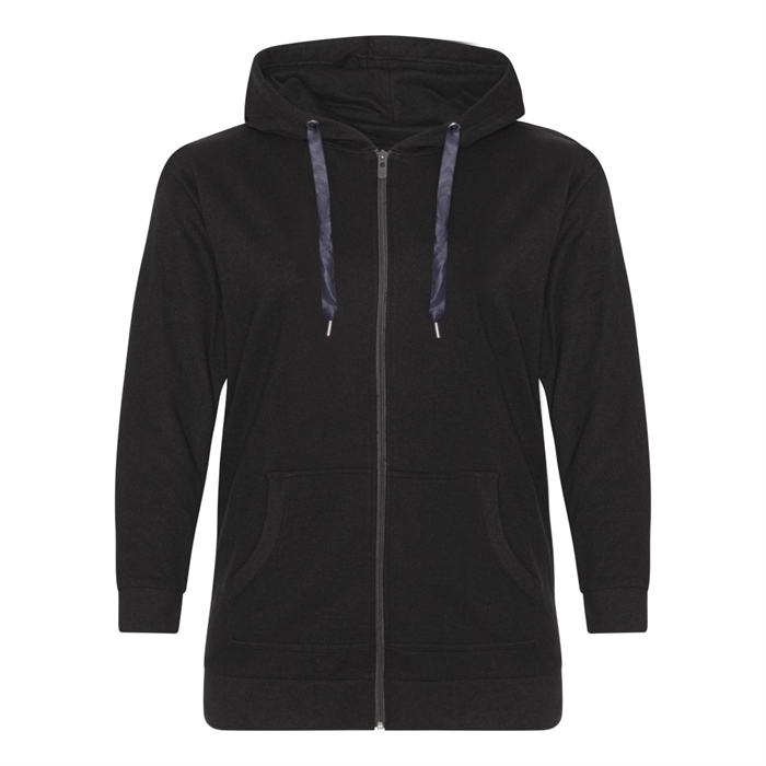 M.I.N.E Denmark Martha Zip Hoodie Black - Shop Online Her