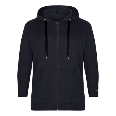 M.I.N.E Denmark Martha Zip Hoodie Dark Navy - Shop Online Her