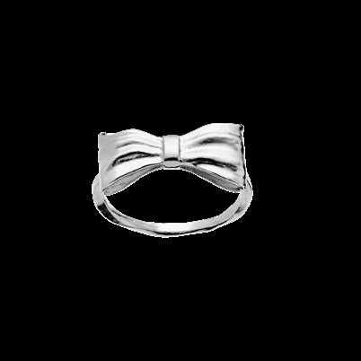 Maanesten Satin Ring Forsølvet - Shop Online Her