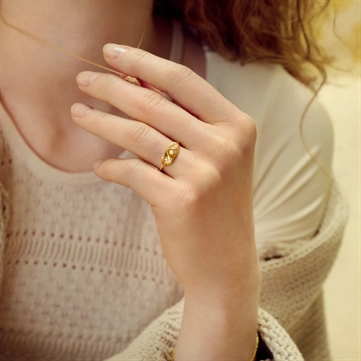 Maanesten Amarit Ring Forgyldt - Shop Online Her