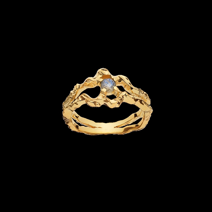 Maanesten Shelly Ring Forgyldt - Shop Online Her