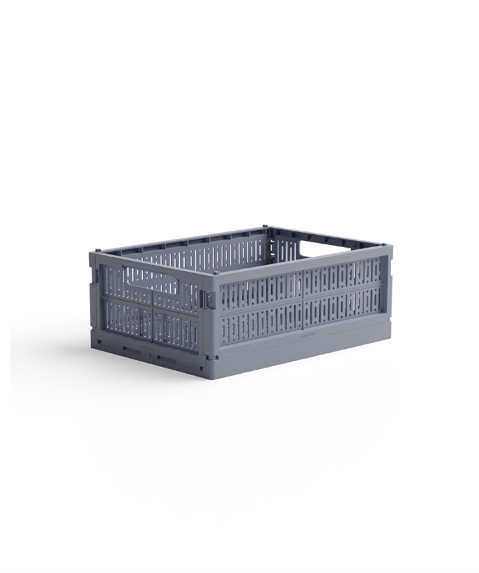 Made Crate Midi Kasse Blue Grey - Shop Online Hos Blossom