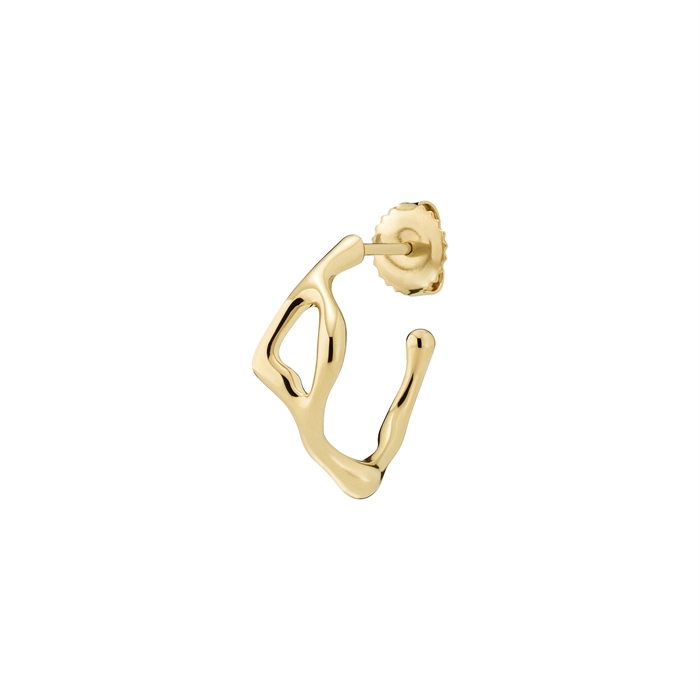 Maria Black Luna Hoop 14 Ørering Right Gold Shop Online Hos Blossom