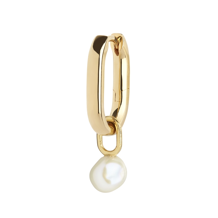 Maria Black Savoy Huggie Ørering Gold Shop Online Hos Blossom