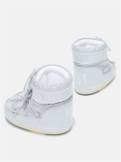 Moon Boot Icon Low Nylon Støvler Glacier Grey Shop Online Hos Blossom