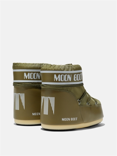 Moon Boot Icon Low Nylon Støvler Khaki Shop Online Hos Blossom