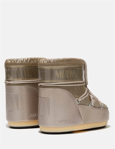 Moon Boot Icon Low Glance Støvler Platinum - Shop Online Her