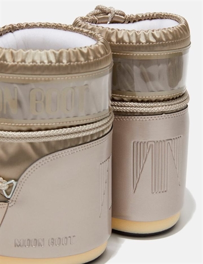 Moon Boot Icon Low Glance Støvler Platinum - Shop Online Her