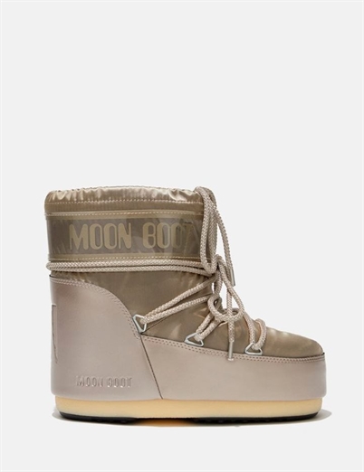 Moon Boot Icon Low Glance Støvler Platinum - Shop Online Her