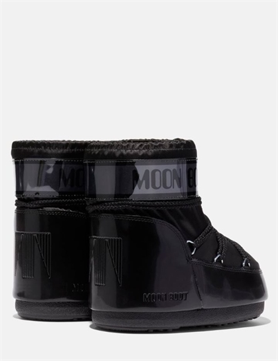 Moon Boot Icon Low Glance Støvler Black - Shop Online Her