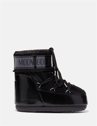 Moon Boot Icon Low Glance Støvler Black - Shop Online Her