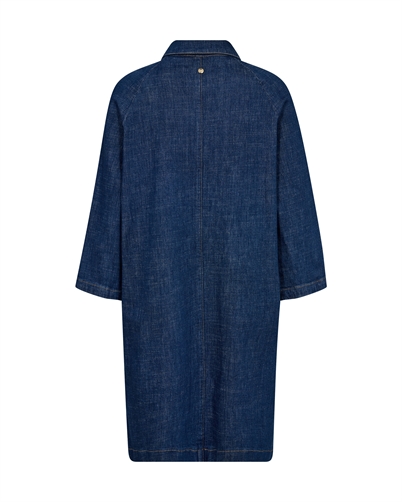 Mos Mosh MMCirali Pincourt Kjole Dark Blue - Shop Online