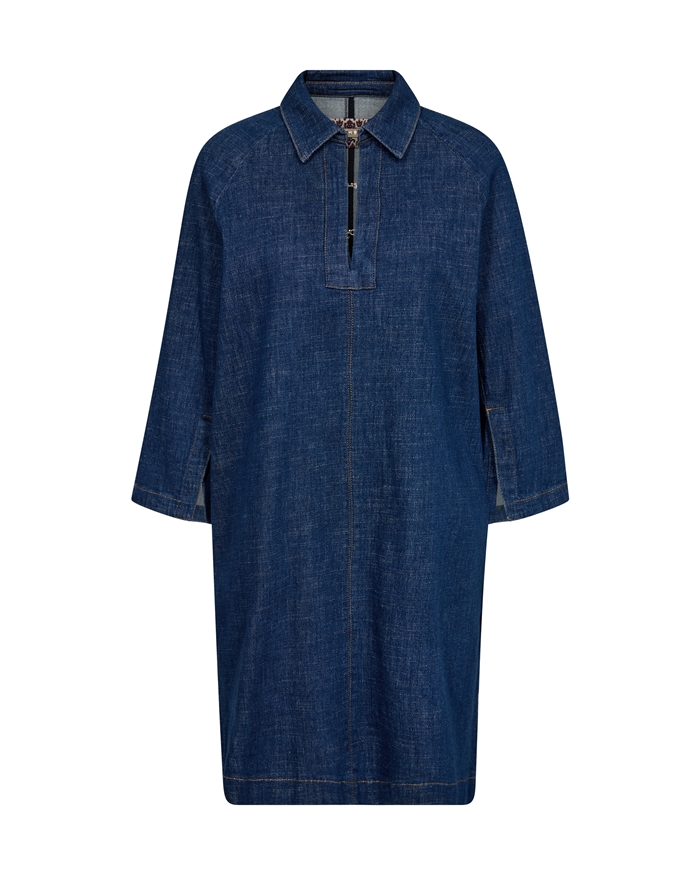 Mos Mosh MMCirali Pincourt Kjole Dark Blue - Shop Online