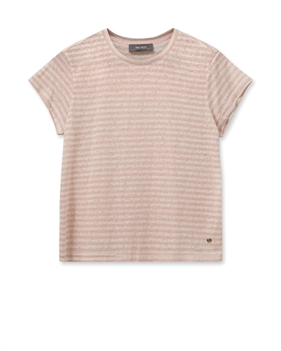 Mos Mosh MMnan Stripe T-shirt Rose Smoke - Shop Online