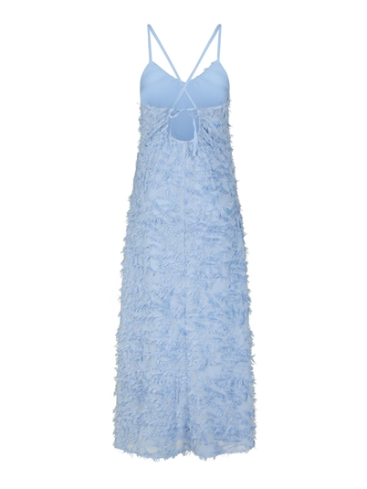 Neo Noir Clia Fringe Kjole Sky Blue Shop Online Hos Blossom